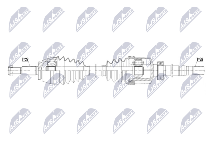 NTY NPW-RE-264 Drive Shaft