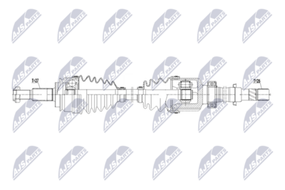 Drive Shaft NTY NPW-RE-265