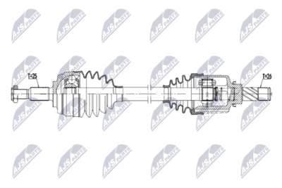Drive Shaft NTY NPW-RE-269