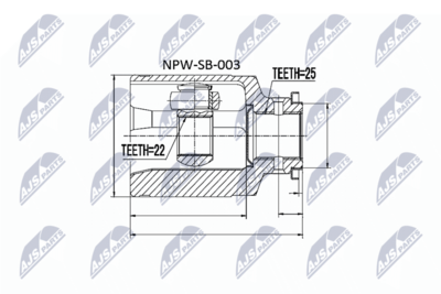 Joint Kit, drive shaft NTY NPW-SB-003