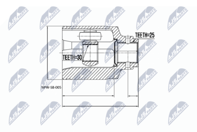 Joint Kit, drive shaft NTY NPW-SB-005