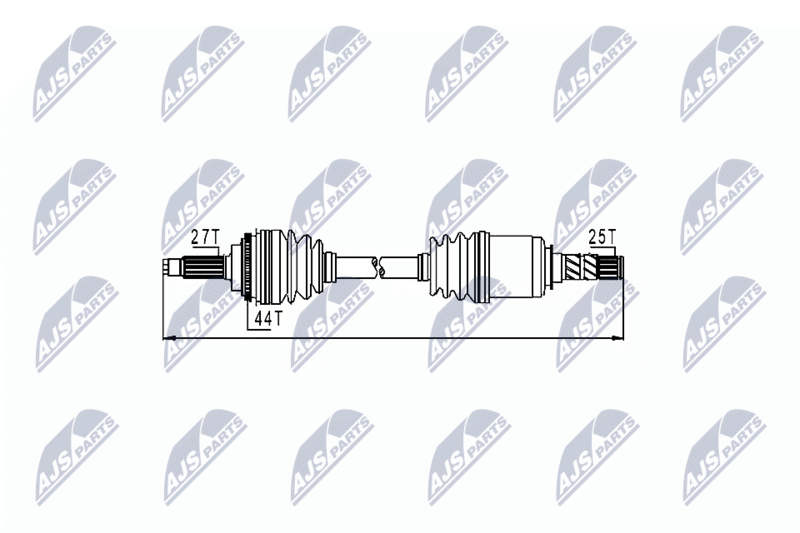 NTY NPW-SB-009 Drive Shaft
