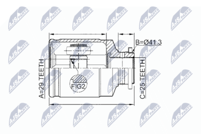 Joint Kit, drive shaft NTY NPW-SB-011