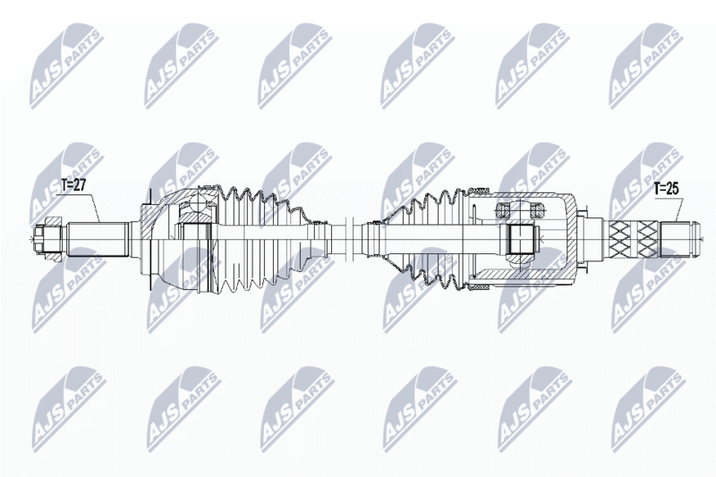 NTY NPW-SB-015 Drive Shaft