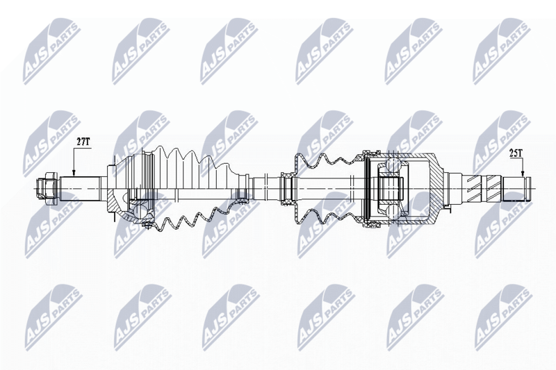 NTY NPW-SB-019 Drive Shaft
