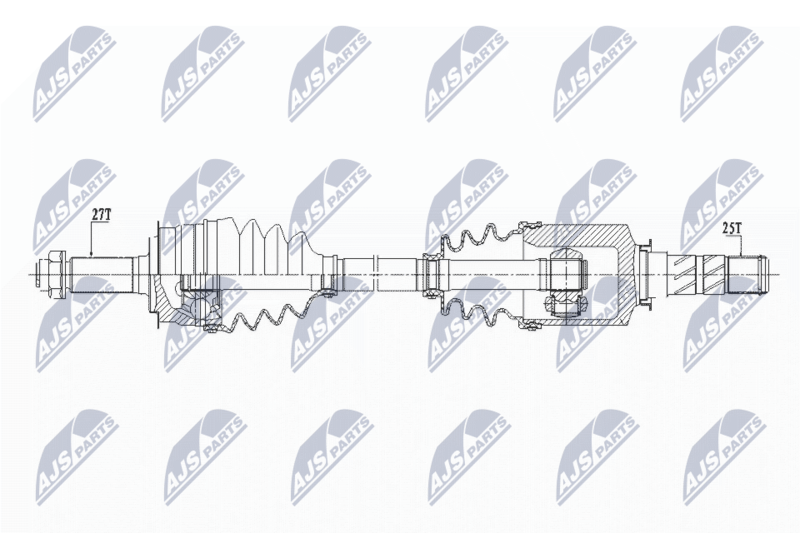 NTY NPW-SB-027 Drive Shaft