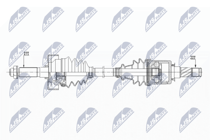 NTY NPW-SB-029 Drive Shaft