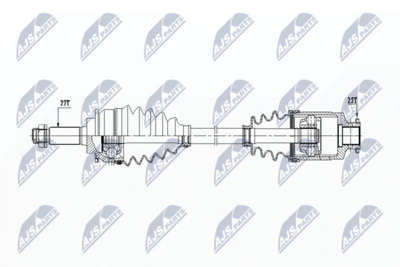 Drive Shaft NTY NPW-SB-031