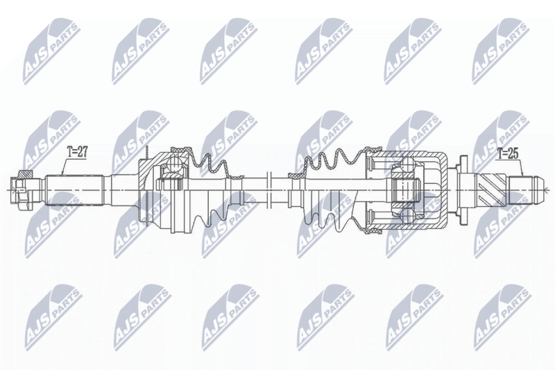 NTY NPW-SB-033 Drive Shaft