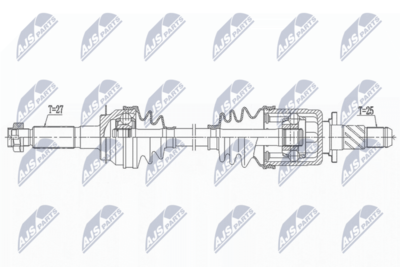 Drive Shaft NTY NPW-SB-033
