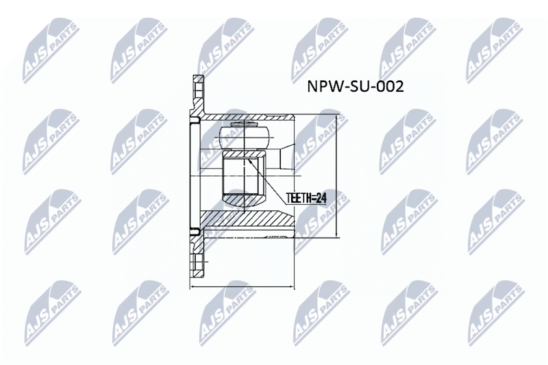 NTY NPW-SU-002 Joint Kit, drive shaft