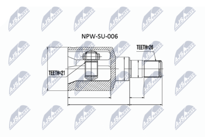 Joint Kit, drive shaft NTY NPW-SU-006