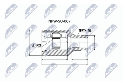 Joint Kit, drive shaft NTY NPW-SU-007