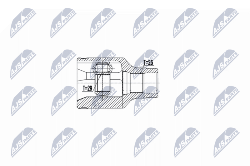 NTY NPW-SU-020 Joint Kit, drive shaft