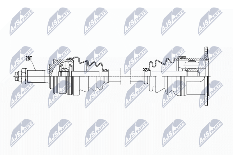 NTY NPW-SU-021 Drive Shaft