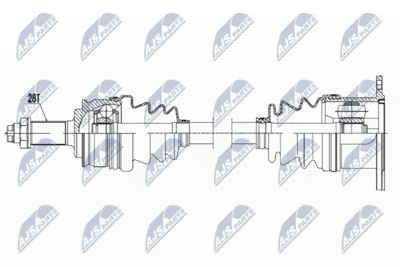 Drive Shaft NTY NPW-SU-023