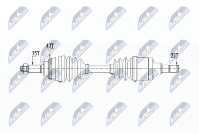 Drive Shaft NTY NPW-SU-029