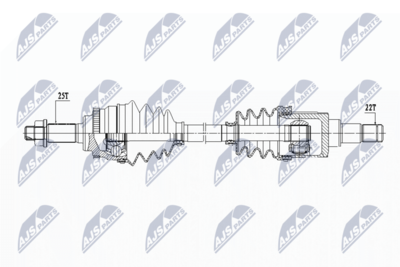 Drive Shaft NTY NPW-SU-031