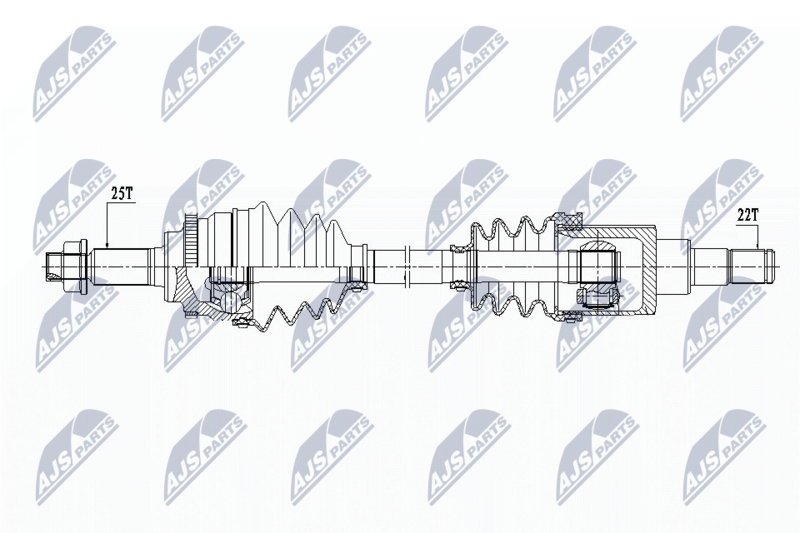 NTY NPW-SU-033 Drive Shaft