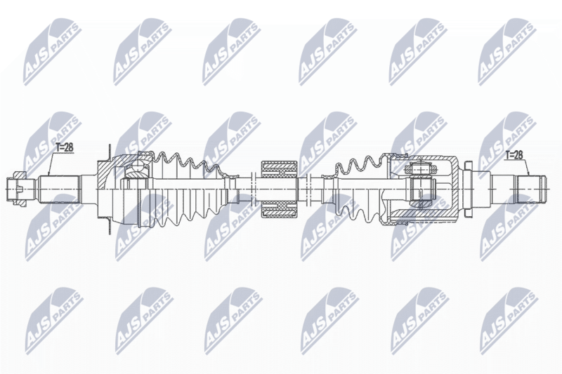 NTY NPW-SU-037 Drive Shaft