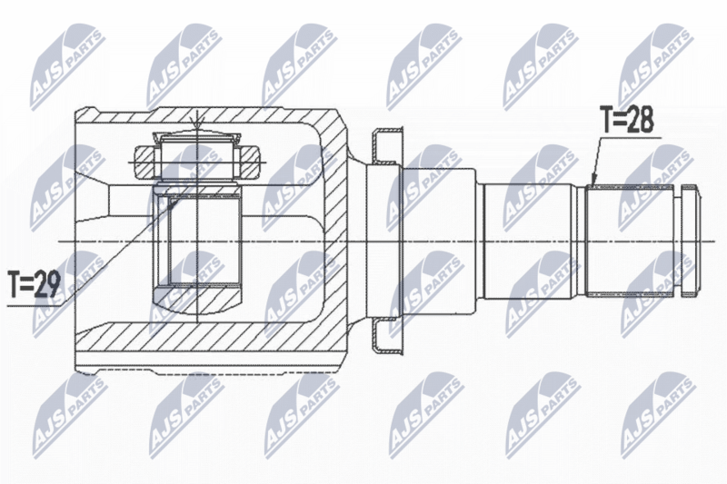 NTY NPW-SU-038 Joint Kit, drive shaft