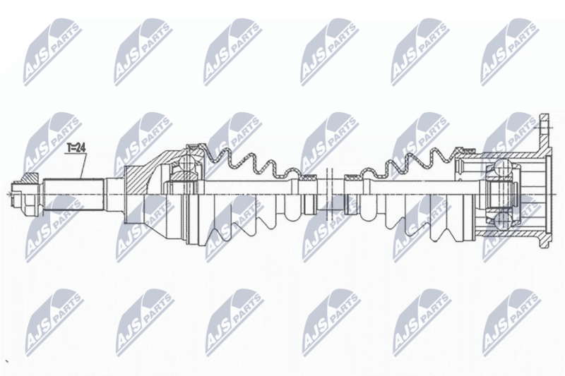 NTY NPW-SU-046 Drive Shaft