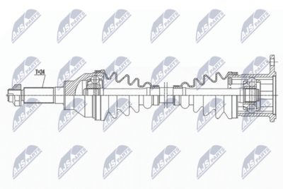 Drive Shaft NTY NPW-SU-048