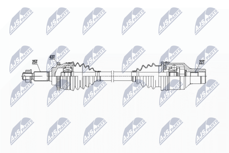 NTY NPW-SU-052 Drive Shaft