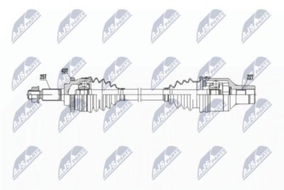 Drive Shaft NTY NPW-SU-052