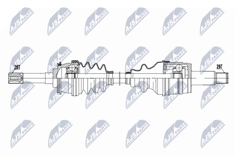 NTY NPW-SU-061 Drive Shaft
