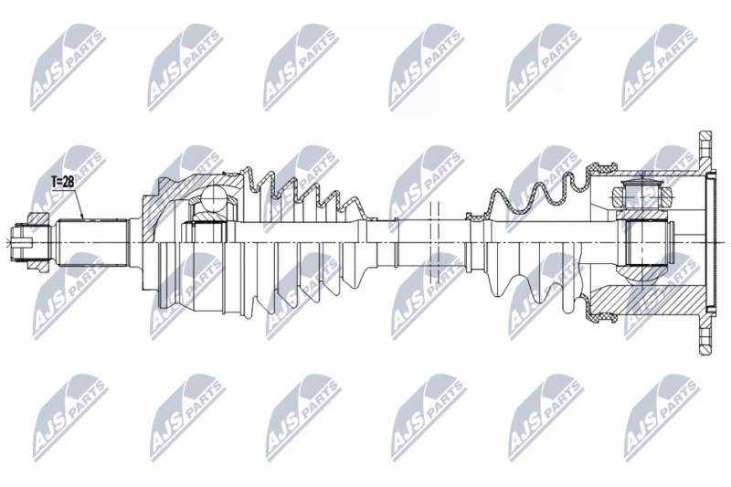 NTY NPW-SU-065 Drive Shaft