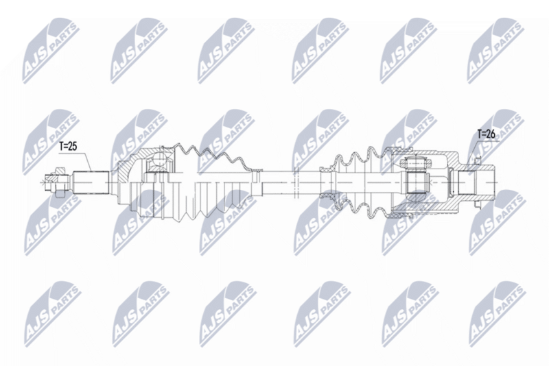 NTY NPW-SU-073 Drive Shaft