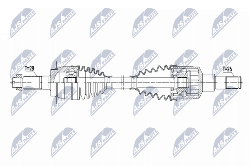 NTY NPW-SU-079 Drive Shaft