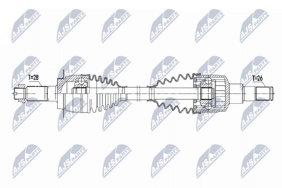 Drive Shaft NTY NPW-SU-079