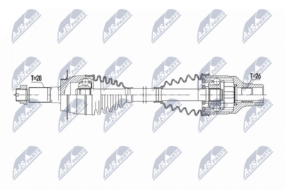 Drive Shaft NTY NPW-SU-081