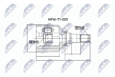 Joint Kit, drive shaft NTY NPW-TY-005