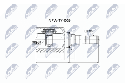 Joint Kit, drive shaft NTY NPW-TY-009