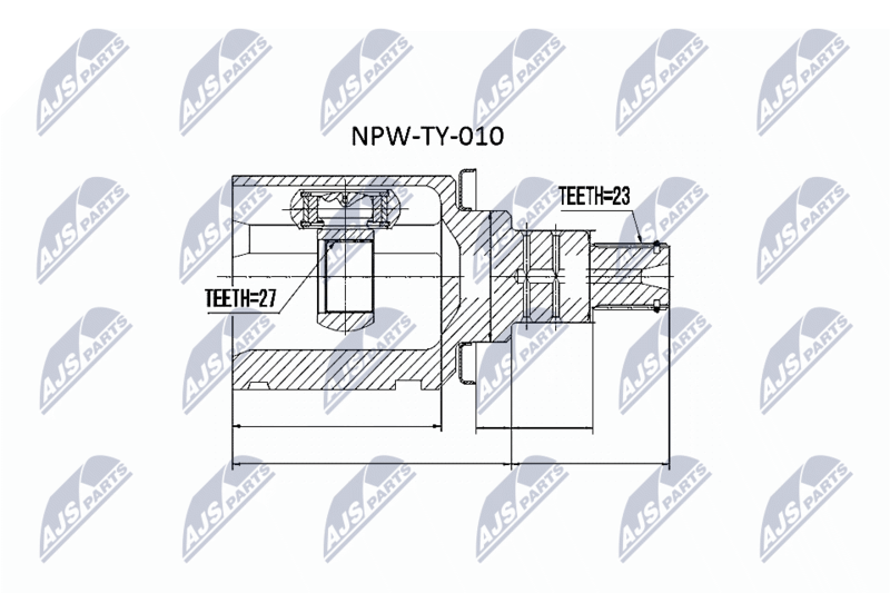 NTY NPW-TY-010 Joint Kit, drive shaft