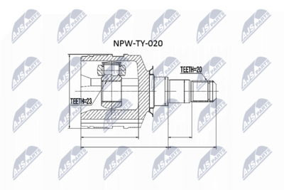 Joint Kit, drive shaft NTY NPW-TY-020