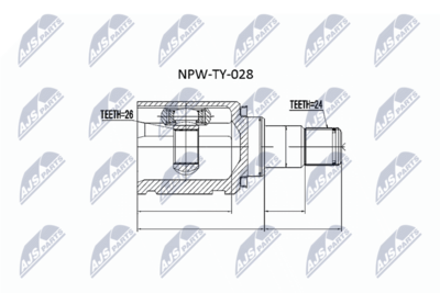 Joint Kit, drive shaft NTY NPW-TY-028
