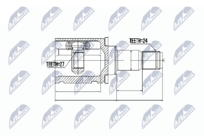 Joint Kit, drive shaft NTY NPW-TY-037