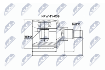 Joint Kit, drive shaft NTY NPW-TY-039