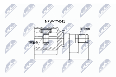 Joint Kit, drive shaft NTY NPW-TY-041