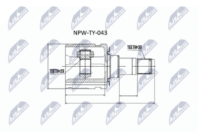Joint Kit, drive shaft NTY NPW-TY-043