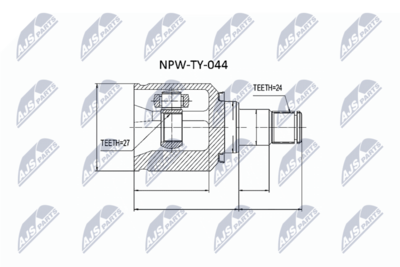 Joint Kit, drive shaft NTY NPW-TY-044