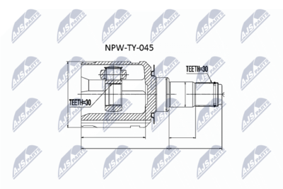 Joint Kit, drive shaft NTY NPW-TY-045