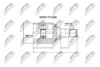 Joint Kit, drive shaft NTY NPW-TY-046