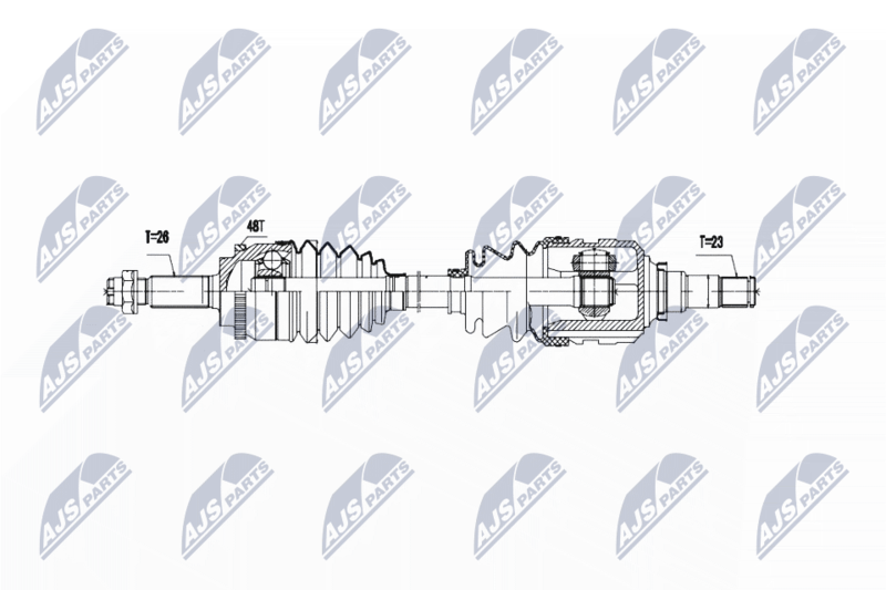 NTY NPW-TY-056 Drive Shaft