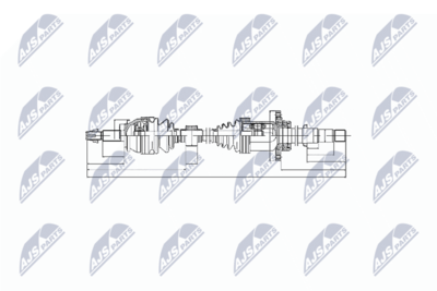Drive Shaft NTY NPW-TY-063