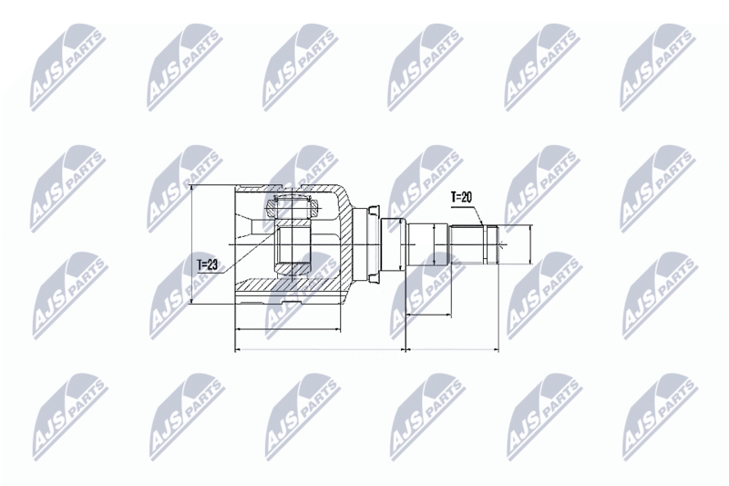 NTY NPW-TY-070 Joint Kit, drive shaft